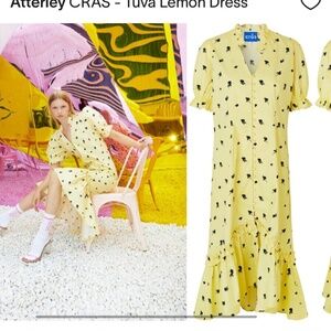 CRAS Tuva Lemon Dress